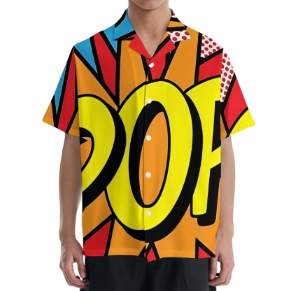 Roy Pop Art Japanese Style Camp Shirt