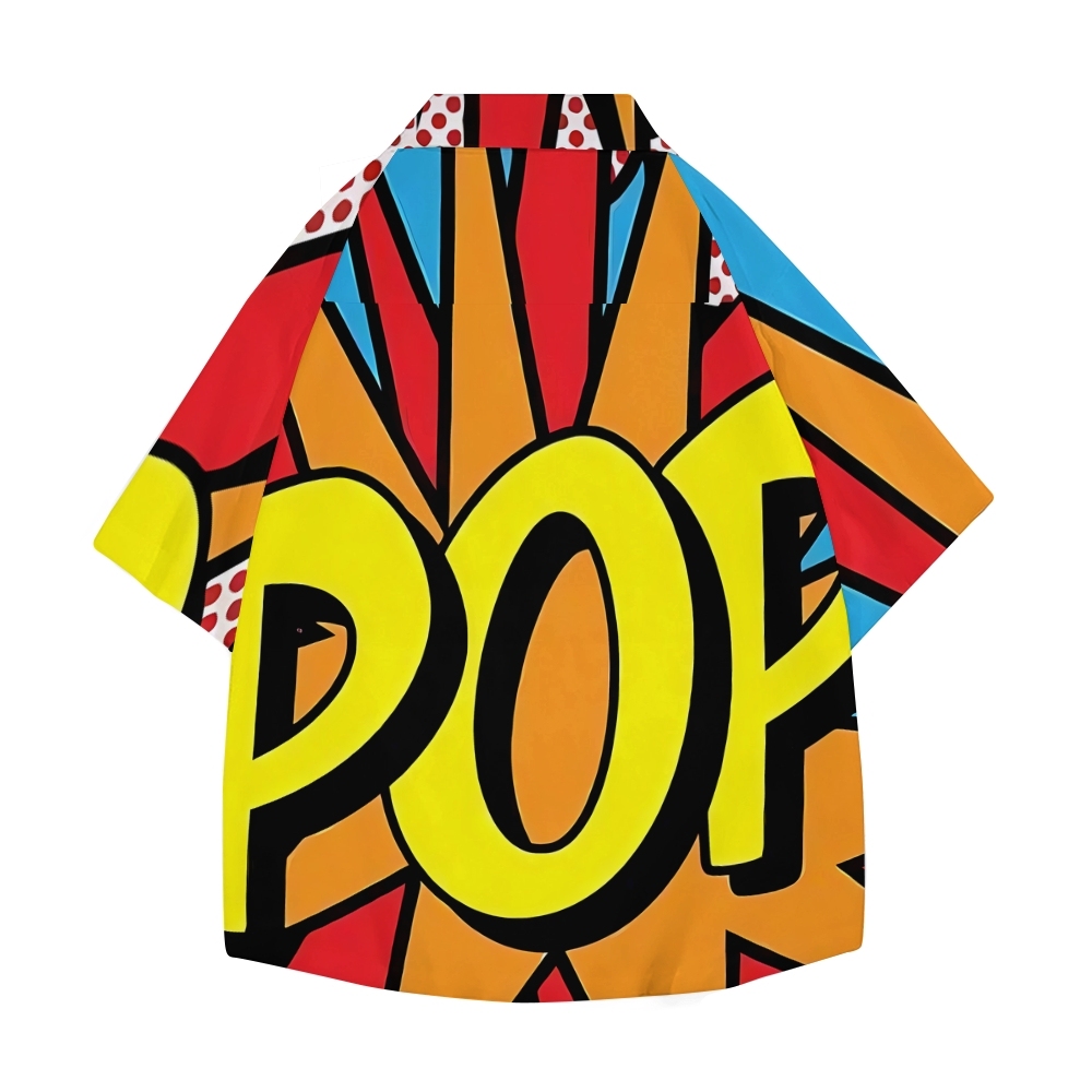 Roy Pop Art Japanese Style Camp Shirt
