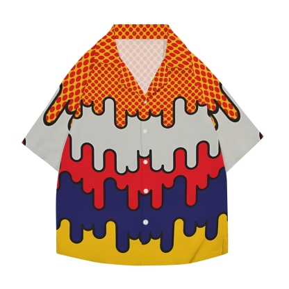 Roy Pop Art Japanese Style Camp Shirt