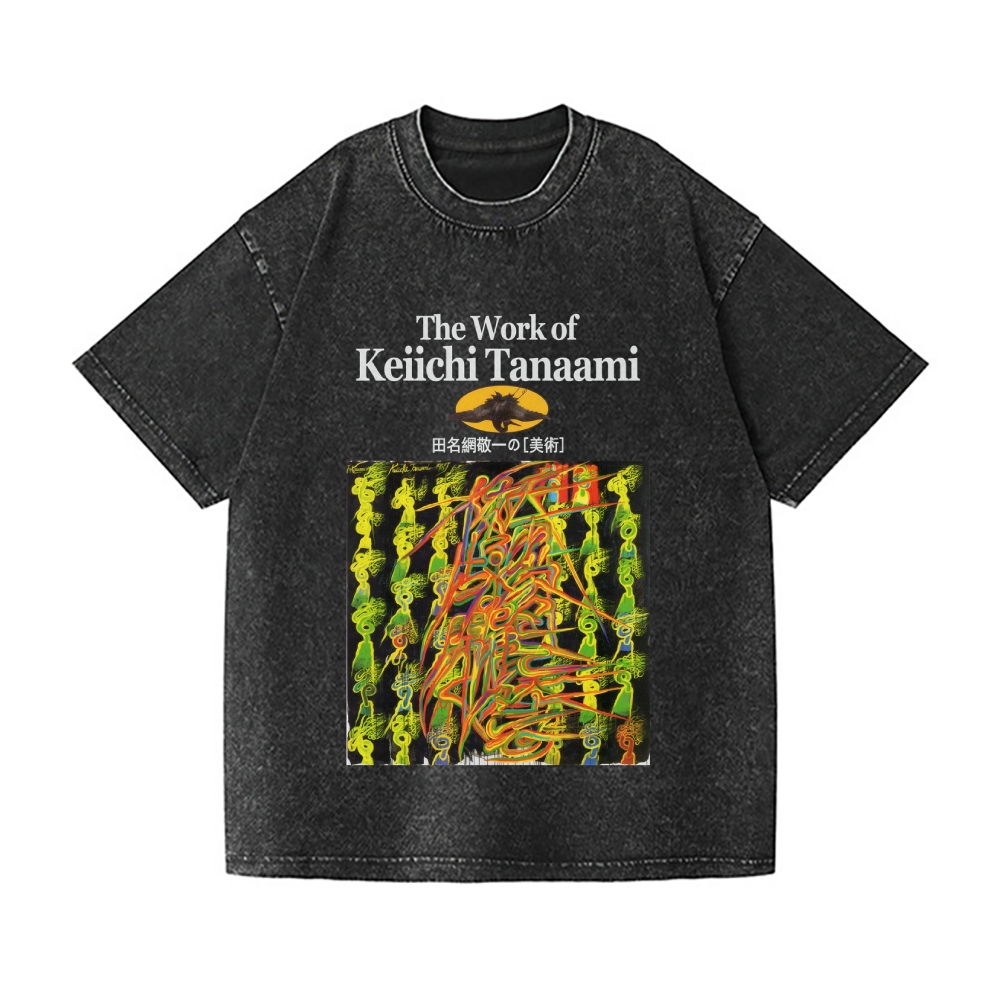 Pop Art Vintage Wash Japanese Design T-Shirt