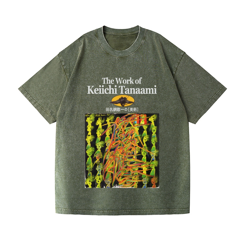 Pop Art Vintage Wash Japanese Design T-Shirt
