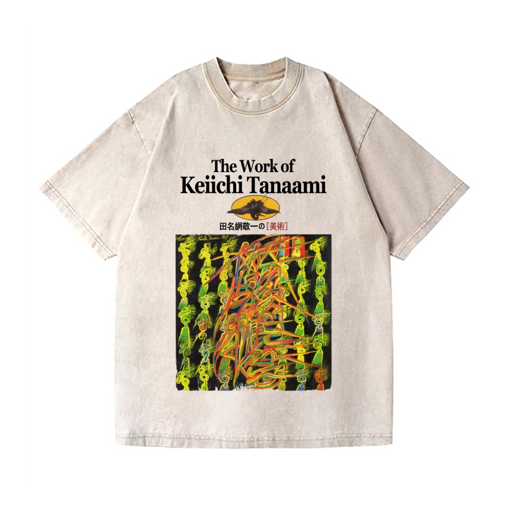 Pop Art Vintage Wash Japanese Design T-Shirt