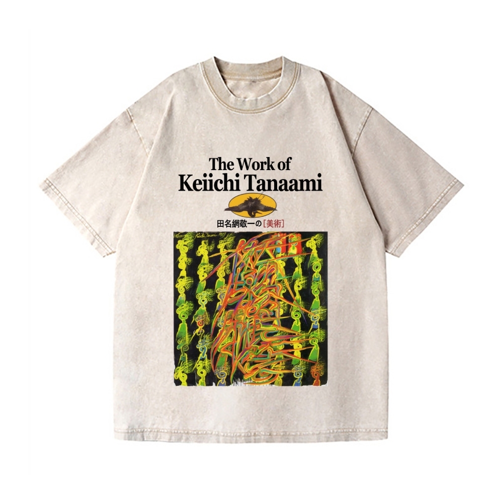 Pop Art Vintage Wash Japanese Design T-Shirt