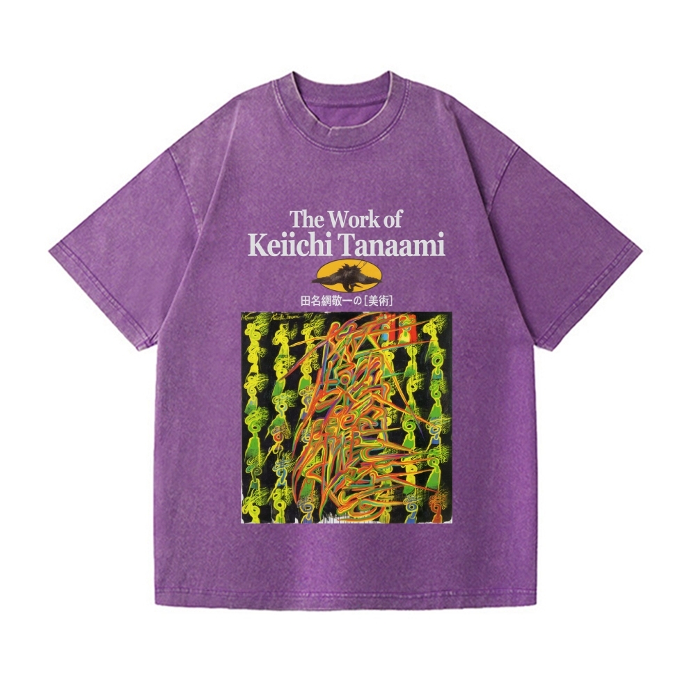 Pop Art Vintage Wash Japanese Design T-Shirt