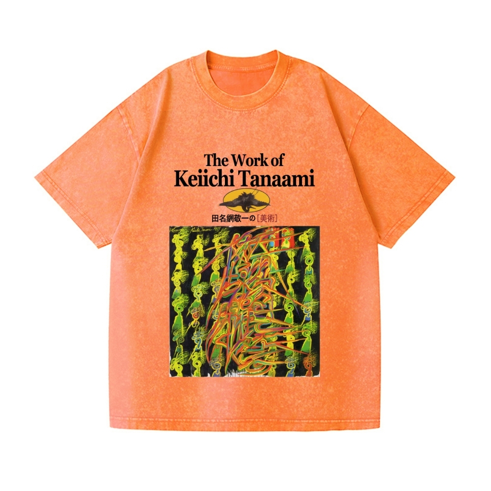 Pop Art Vintage Wash Japanese Design T-Shirt