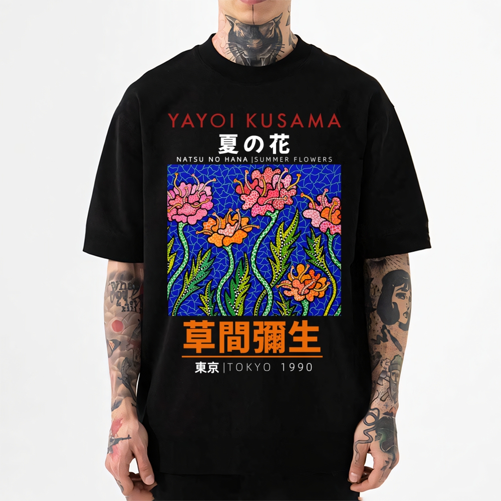 Yayoi Kusama Flower Japanese Style Classic Tee