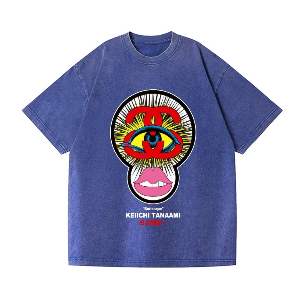 Pop Art Vintage Wash Japanese Design T-Shirt