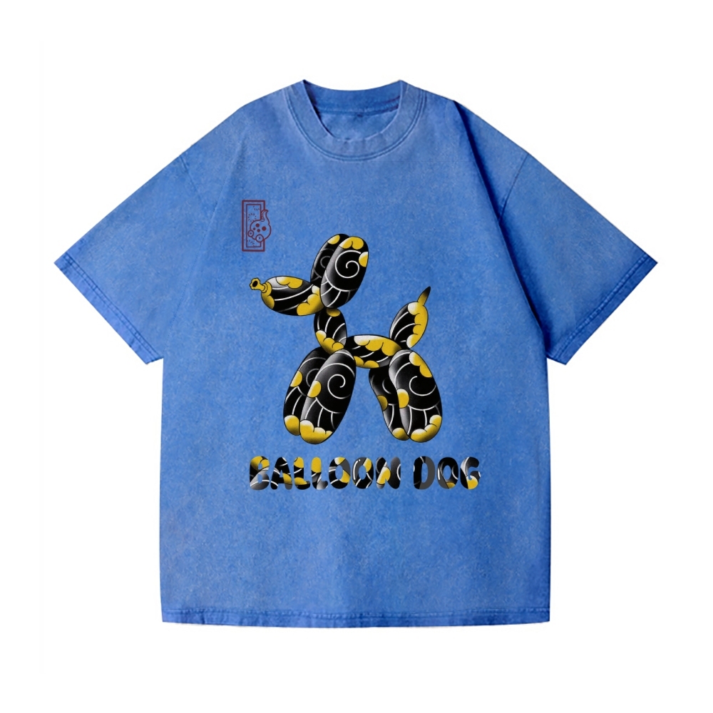 Balloon Dog Vintage Wash Japanese Design T-Shirt