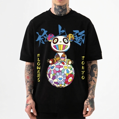 TM Sunflower Panda Japanese Style Classic Tee