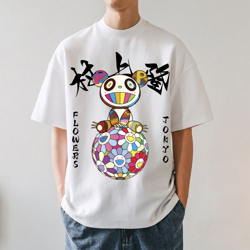 TM Sunflower Panda Japanese Style Classic Tee