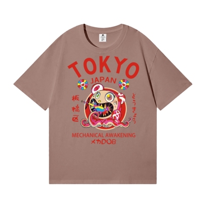 TM Sunflower DOB Octopus Tokyo Japan  Japanese Style Classic Tee