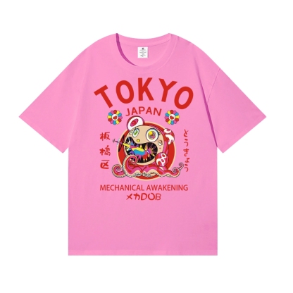 TM Sunflower DOB Octopus Tokyo Japan  Japanese Style Classic Tee