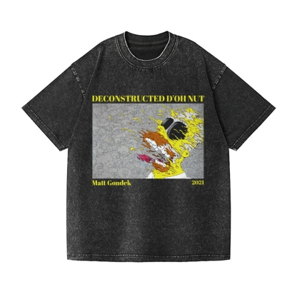 Matt Gondek Simpson Vintage Wash Japanese Design T-Shirt