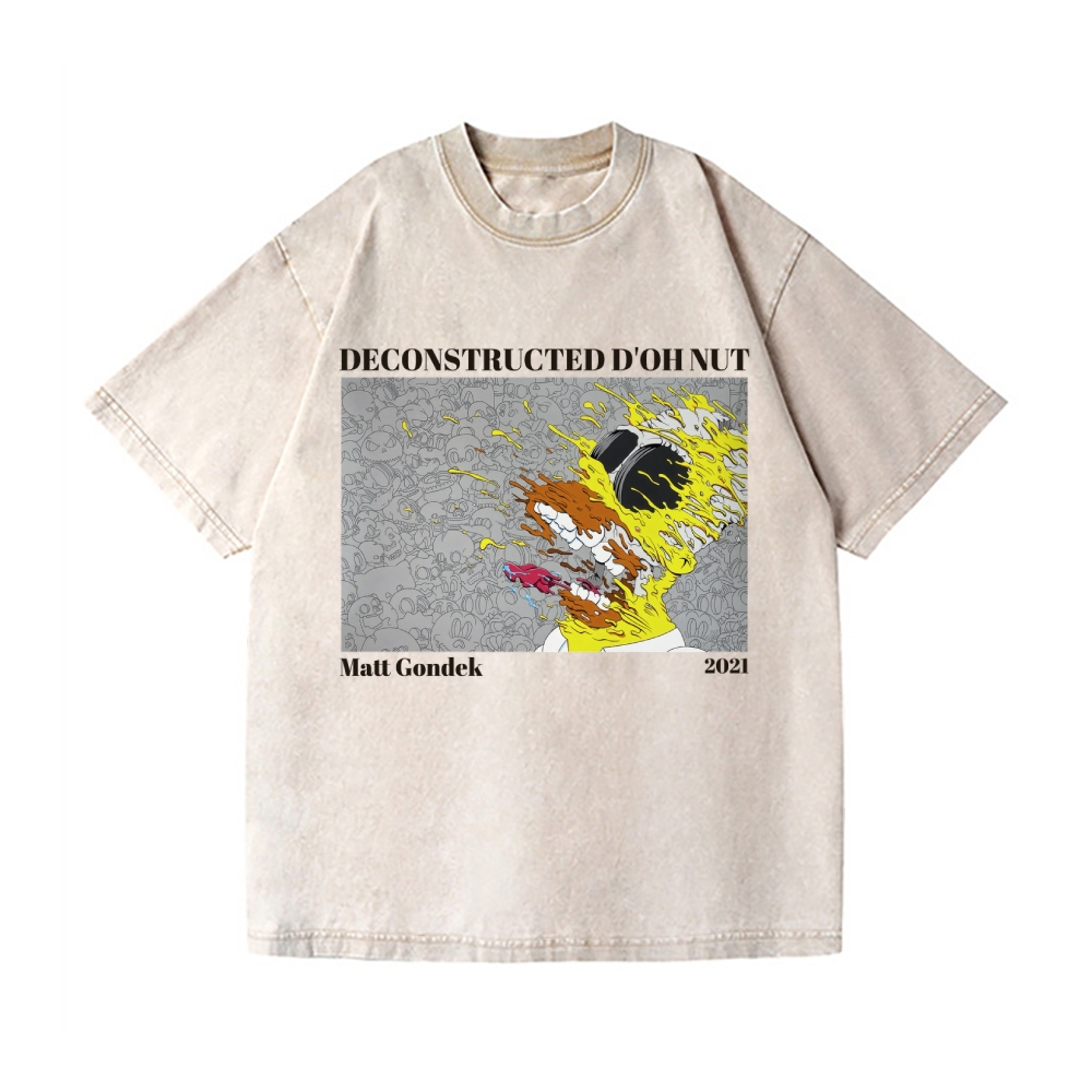 Matt Gondek Simpson Vintage Wash Japanese Design T-Shirt