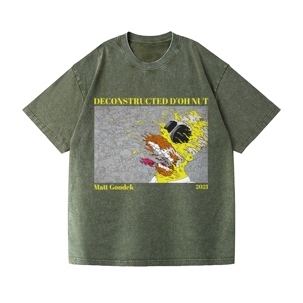 Matt Gondek Simpson Vintage Wash Japanese Design T-Shirt