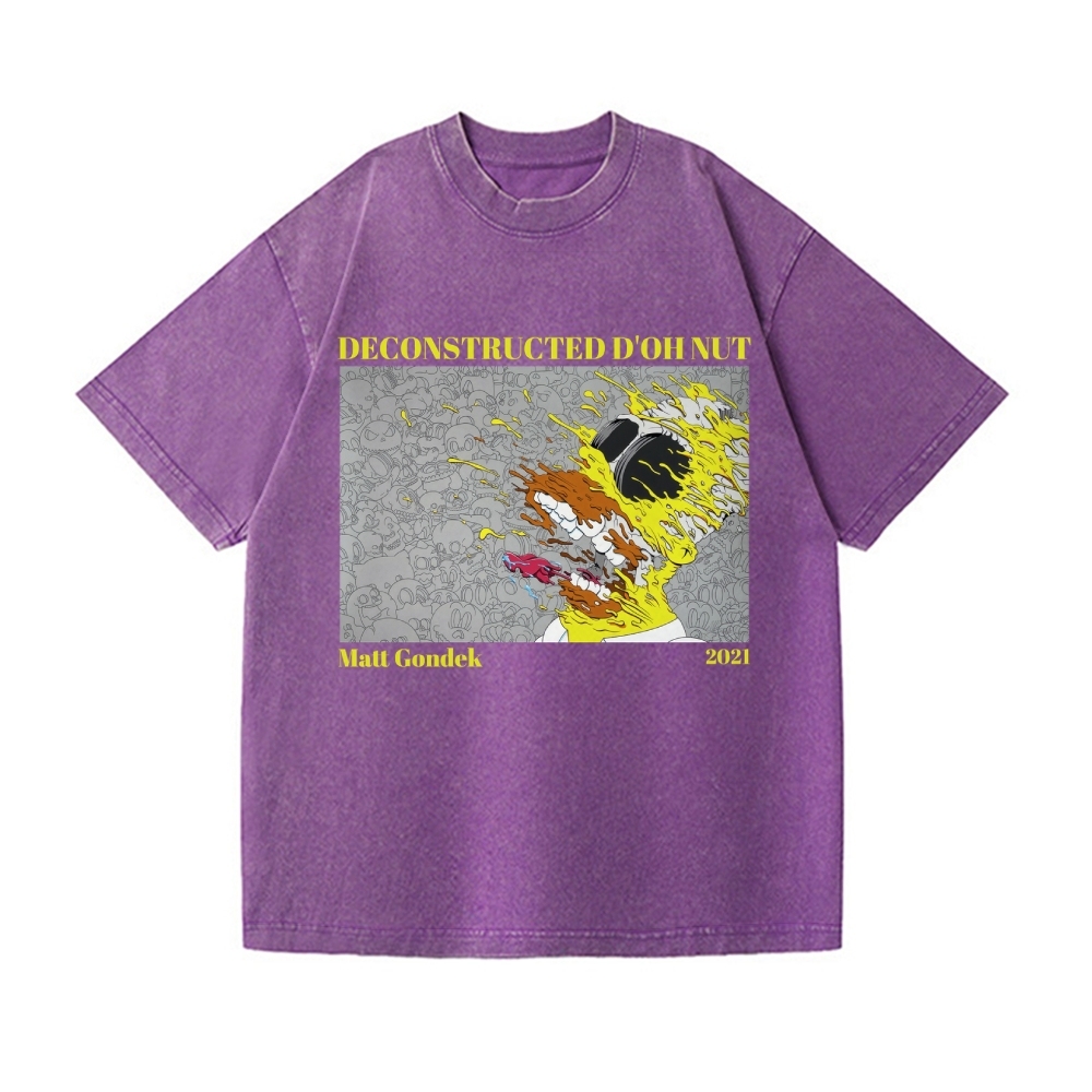 Matt Gondek Simpson Vintage Wash Japanese Design T-Shirt