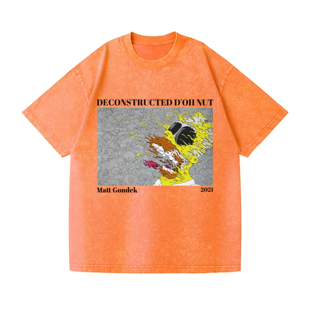 Matt Gondek Simpson Vintage Wash Japanese Design T-Shirt