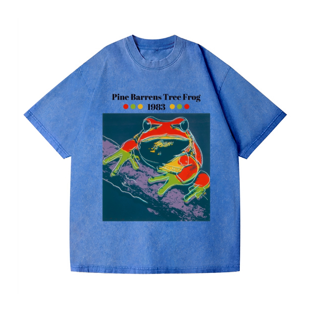 Andy Warhol Tree Frog Vintage Wash Japanese Design T-Shirt