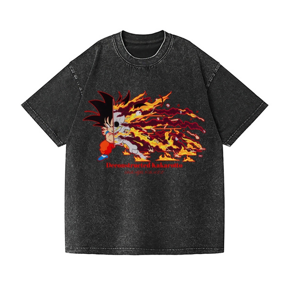 Matt Gondek Dragon Ball Vintage Wash Japanese Design T-Shirt