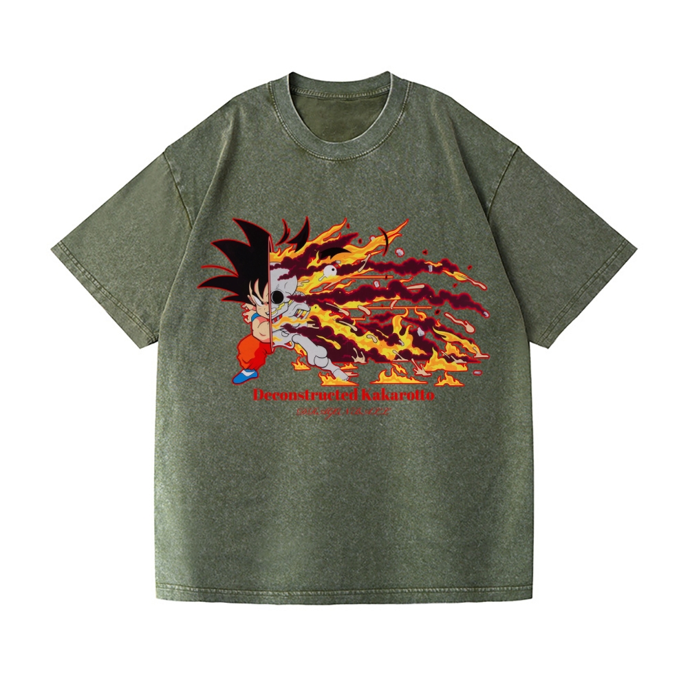 Matt Gondek Dragon Ball Vintage Wash Japanese Design T-Shirt
