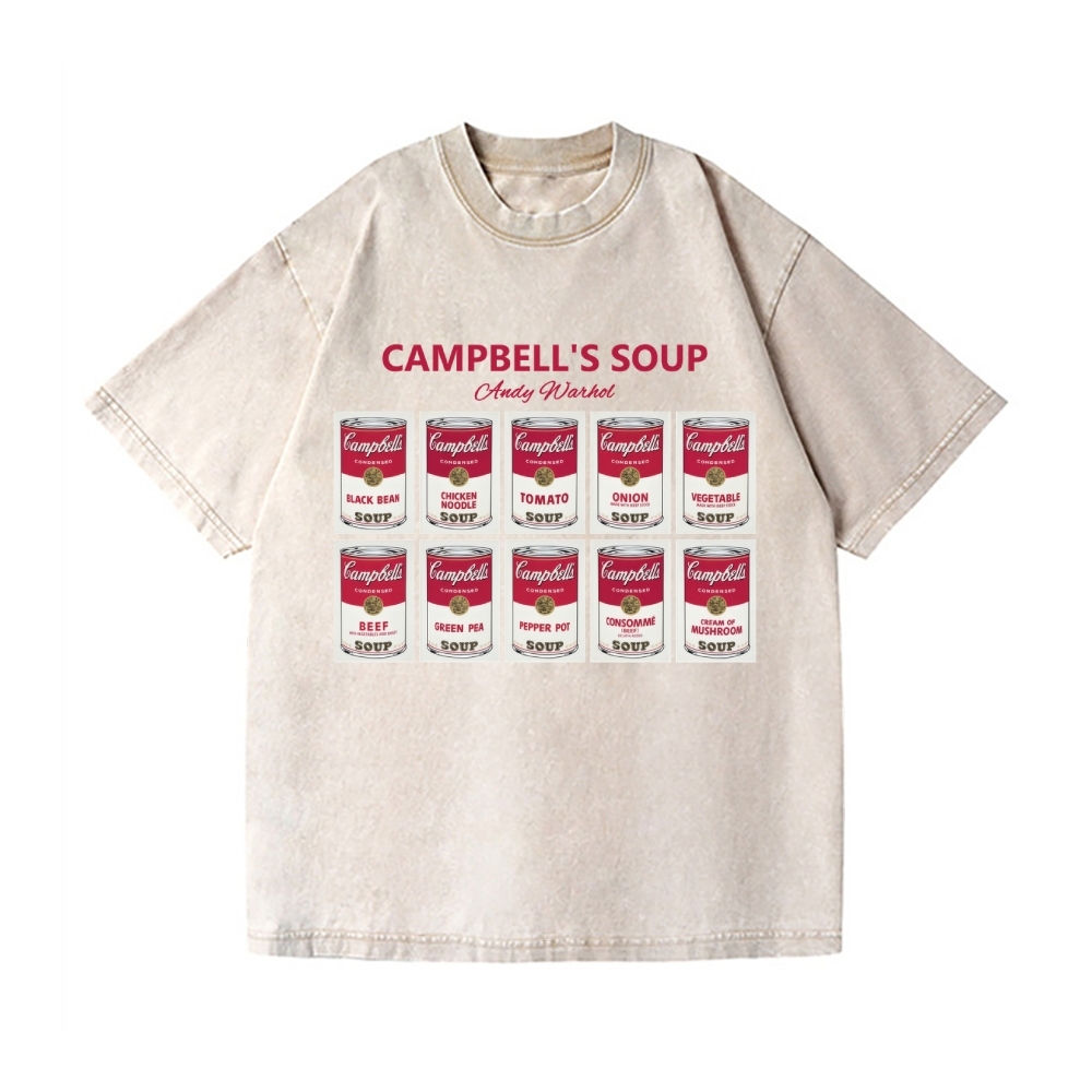 Andy Warhol Vintage Wash Japanese Design T-Shirt