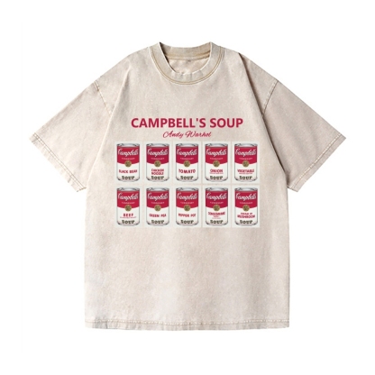 Andy Warhol Vintage Wash Japanese Design T-Shirt