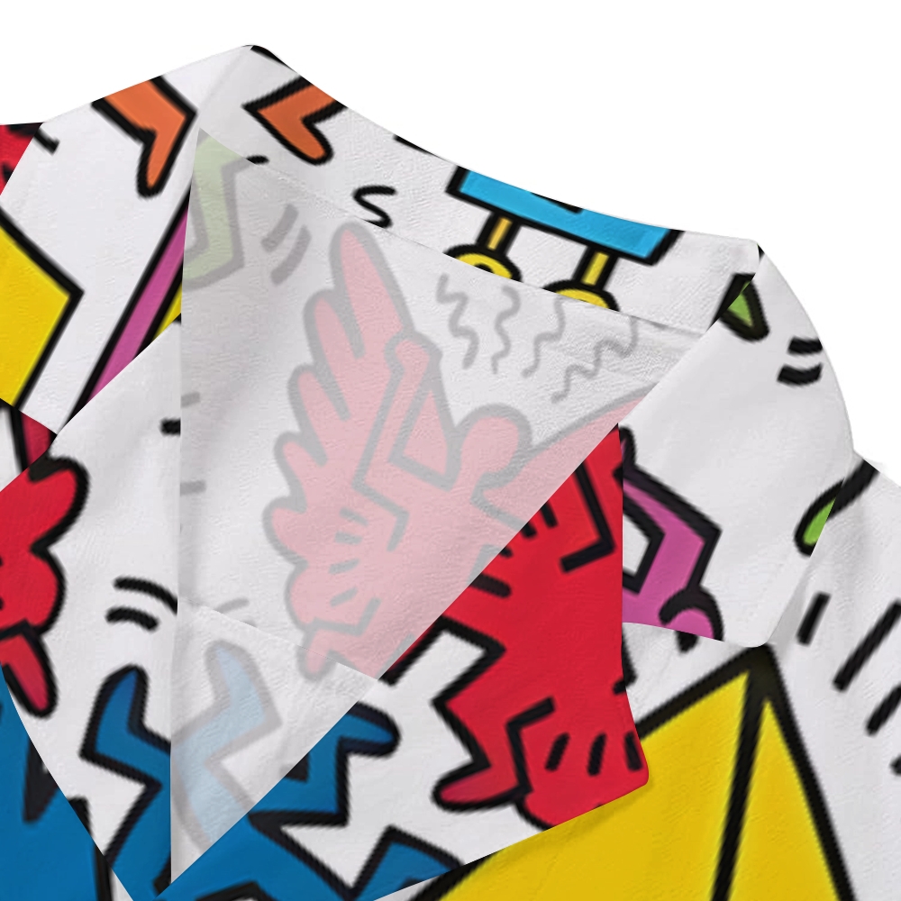 Keith Haring Japanese Style Camp Shirt