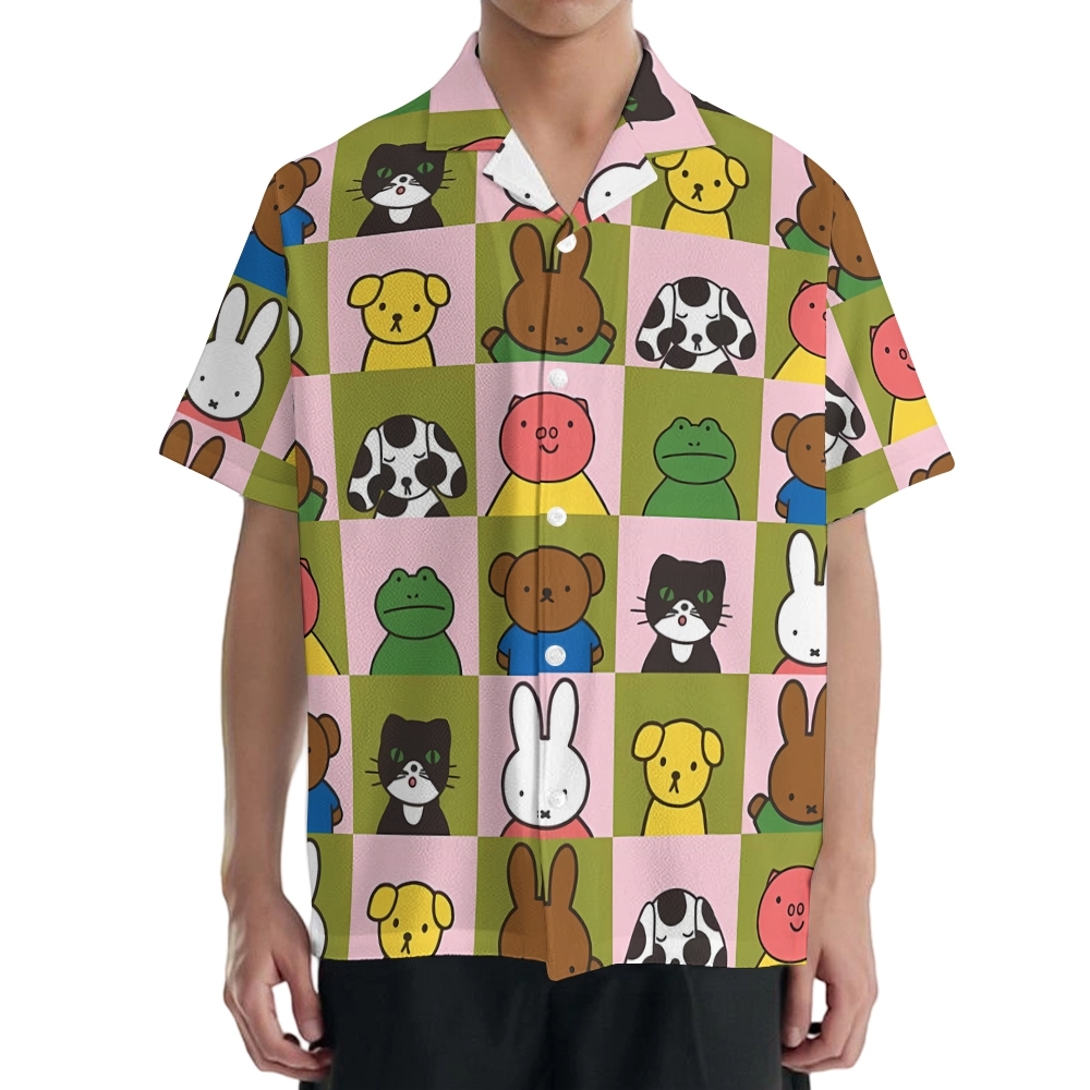 Miffy Rabbit Japanese Style Camp Shirt