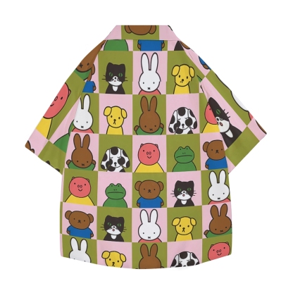Miffy Rabbit Japanese Style Camp Shirt