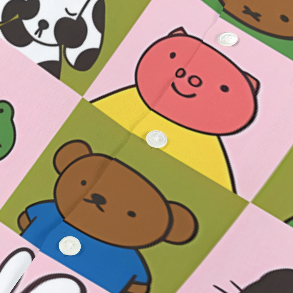 Miffy Rabbit Japanese Style Camp Shirt