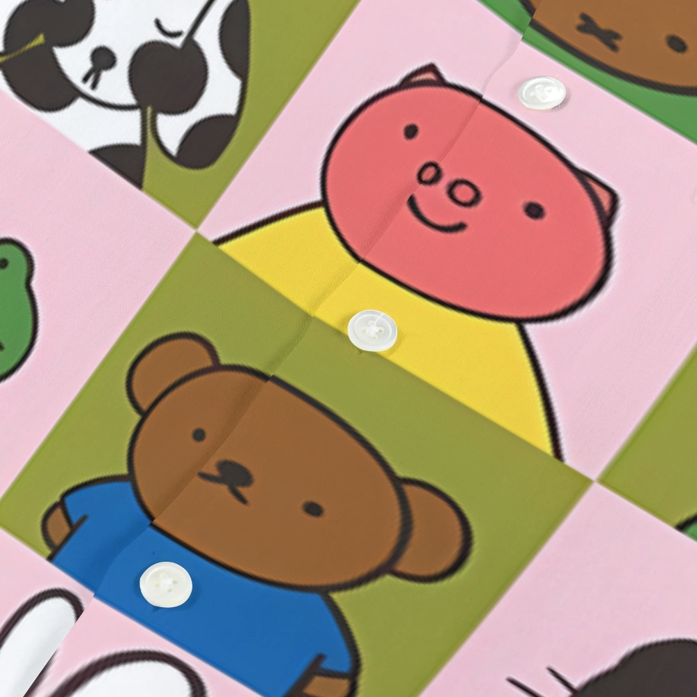 Miffy Rabbit Japanese Style Camp Shirt