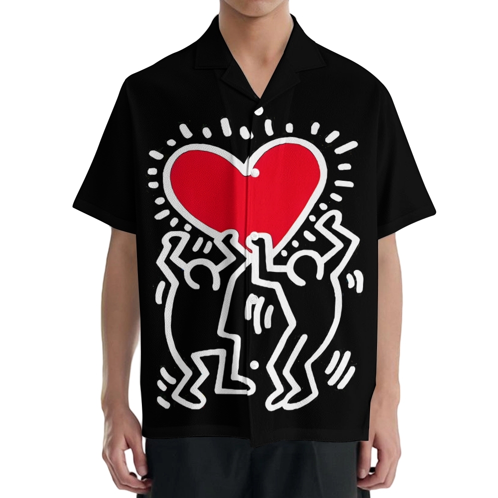 Keith Haring Japanese Style Camp Shirt