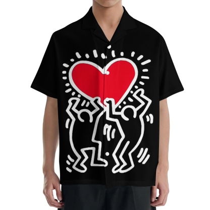 Keith Haring Japanese Style Camp Shirt