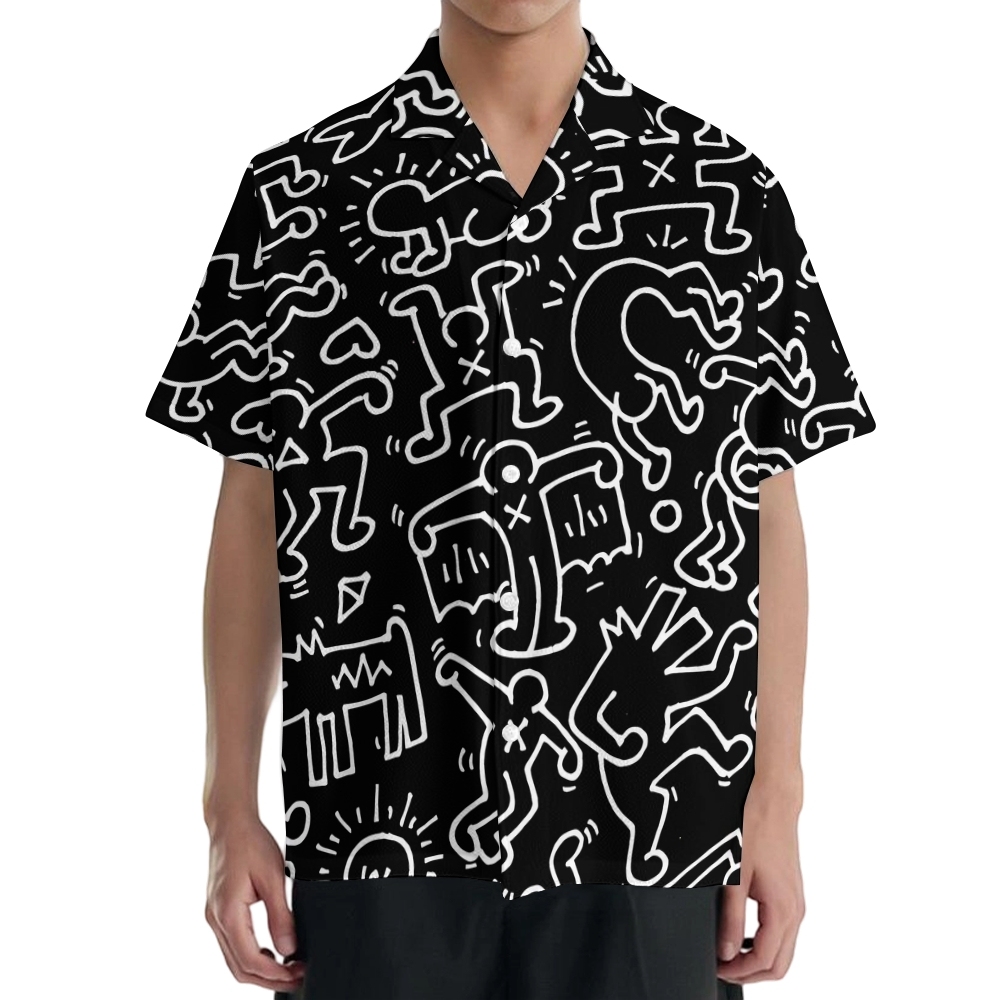 Keith Haring Japanese Style Camp Shirt