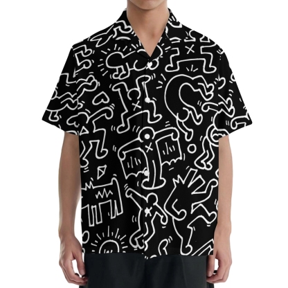 Keith Haring Japanese Style Camp Shirt
