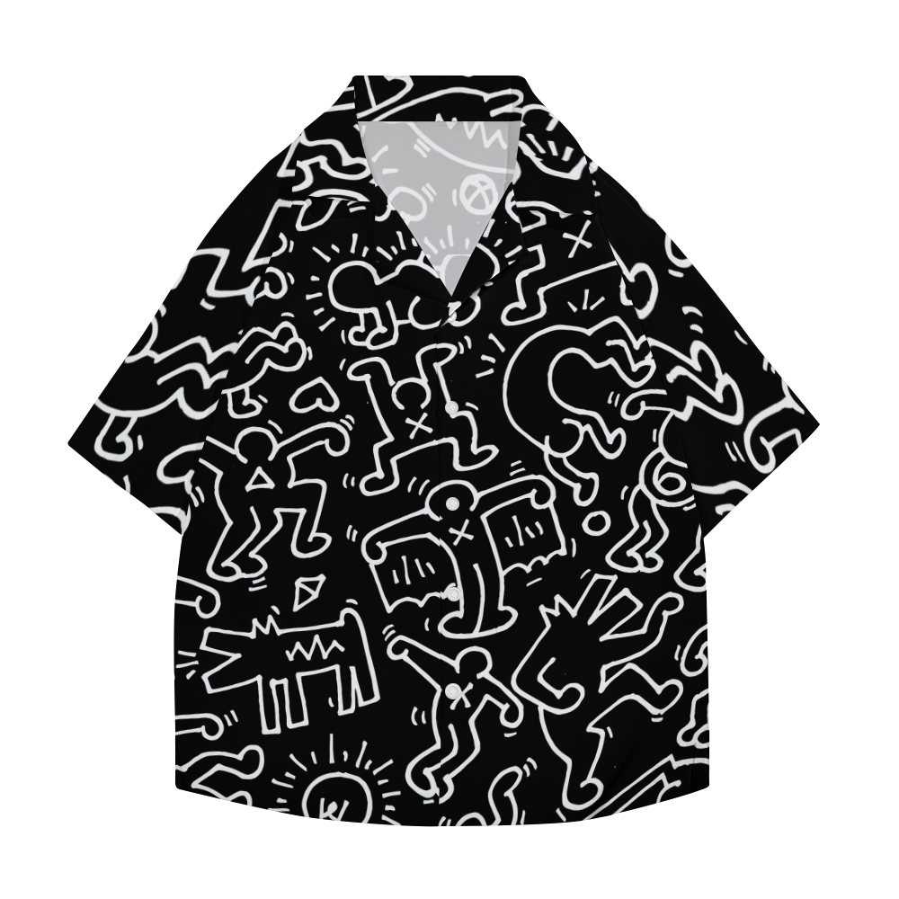 Keith Haring Japanese Style Camp Shirt