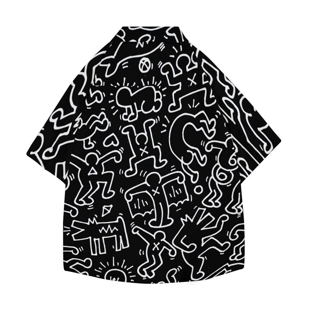 Keith Haring Japanese Style Camp Shirt