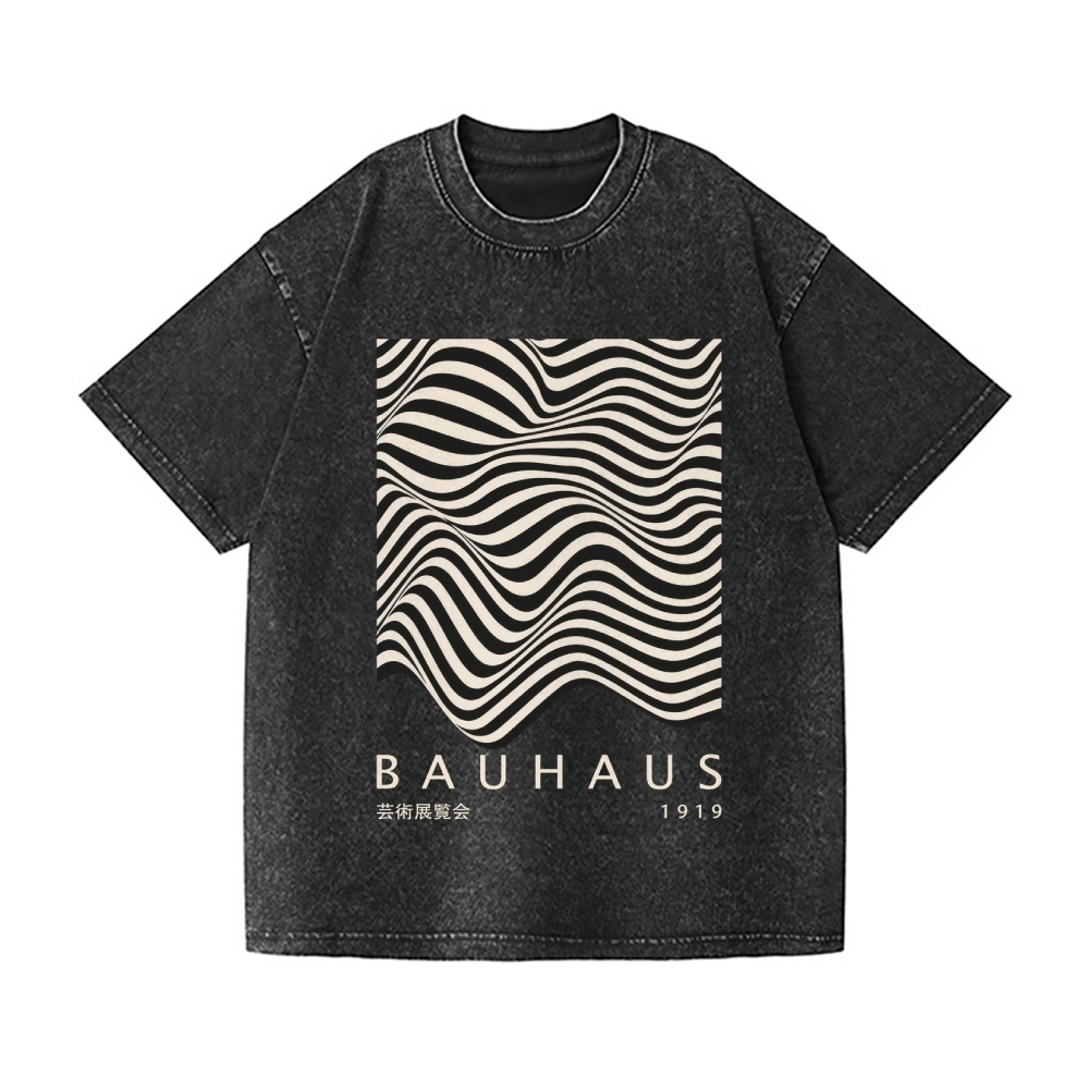 Bauhaus Vintage Wash Japanese Design T-Shirt