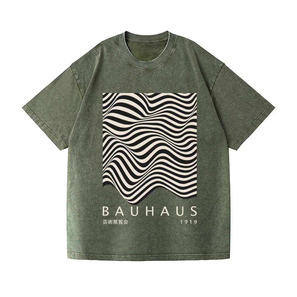 Bauhaus Vintage Wash Japanese Design T-Shirt