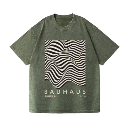 Bauhaus Vintage Wash Japanese Design T-Shirt