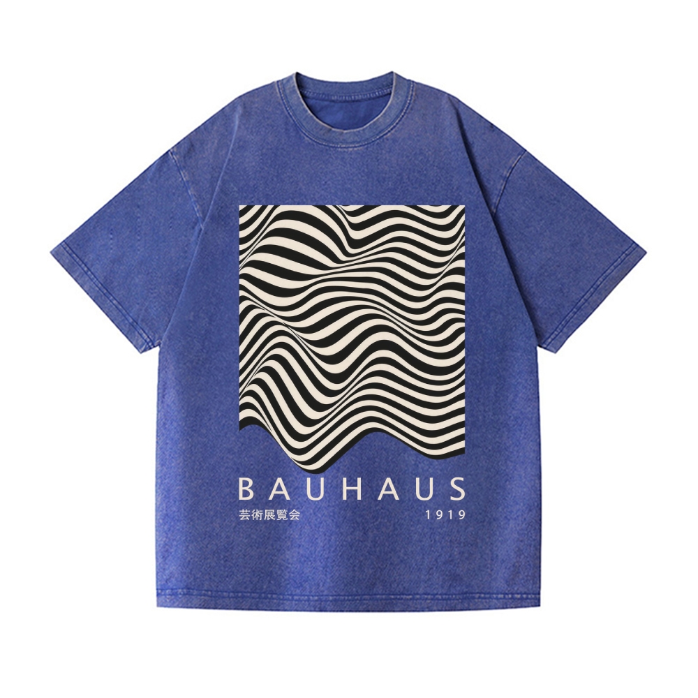 Bauhaus Vintage Wash Japanese Design T-Shirt