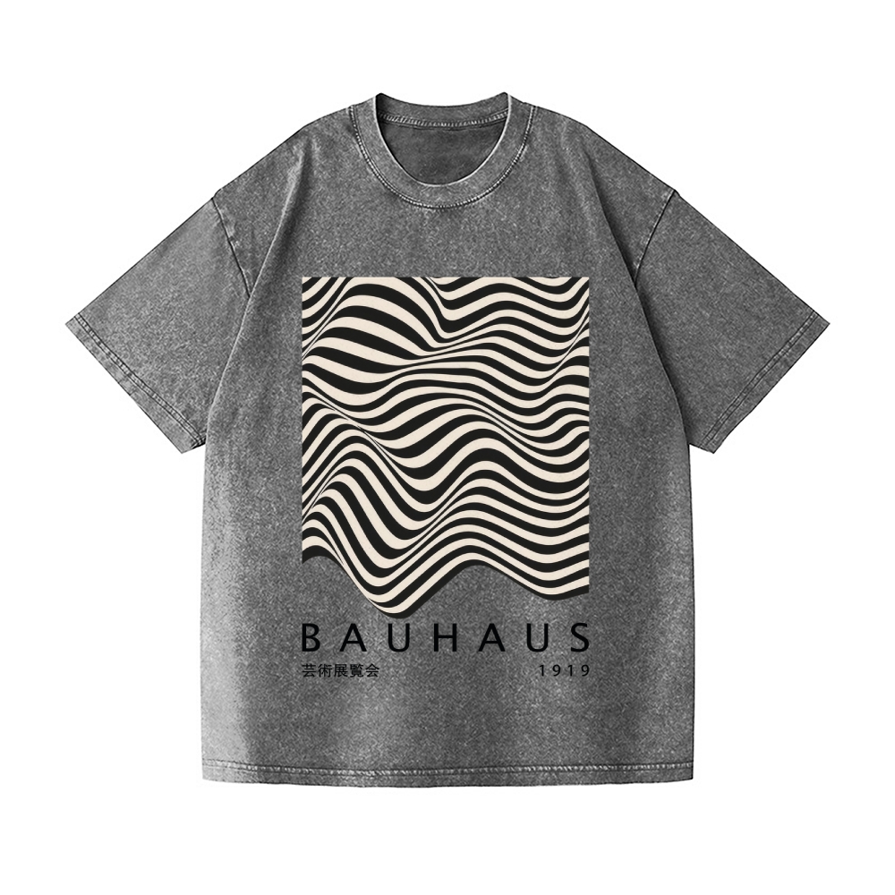 Bauhaus Vintage Wash Japanese Design T-Shirt