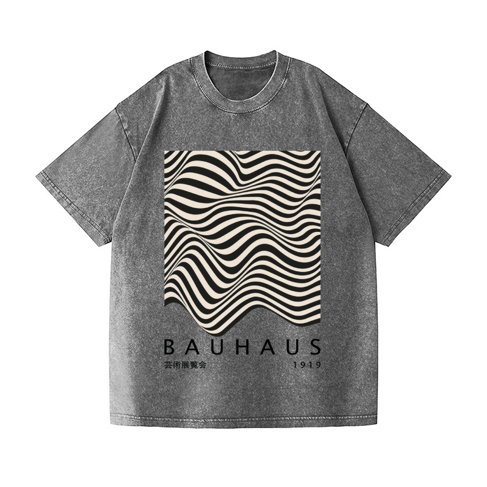 Bauhaus Vintage Wash Japanese Design T-Shirt
