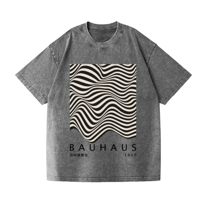 Bauhaus Vintage Wash Japanese Design T-Shirt