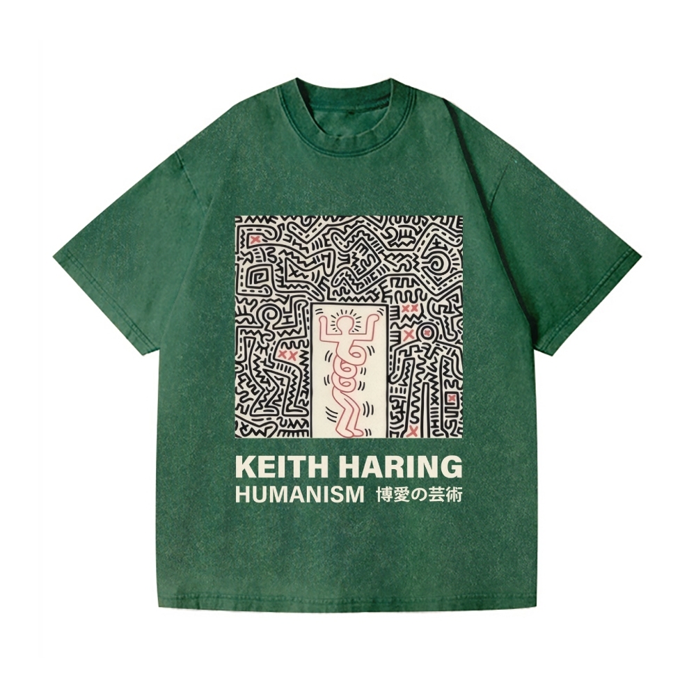 Keith Haring Vintage Wash Japanese Design T-Shirt
