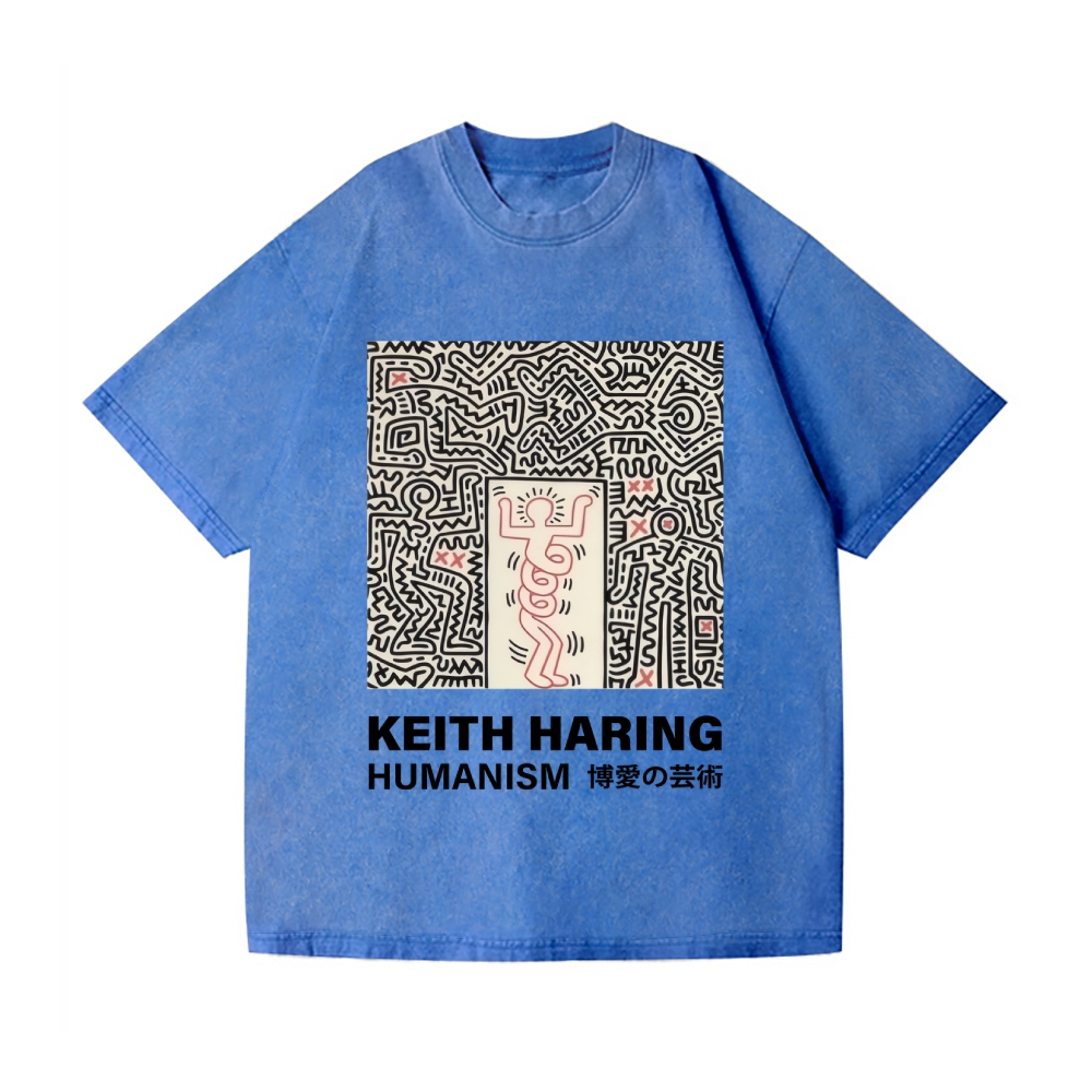 Keith Haring Vintage Wash Japanese Design T-Shirt