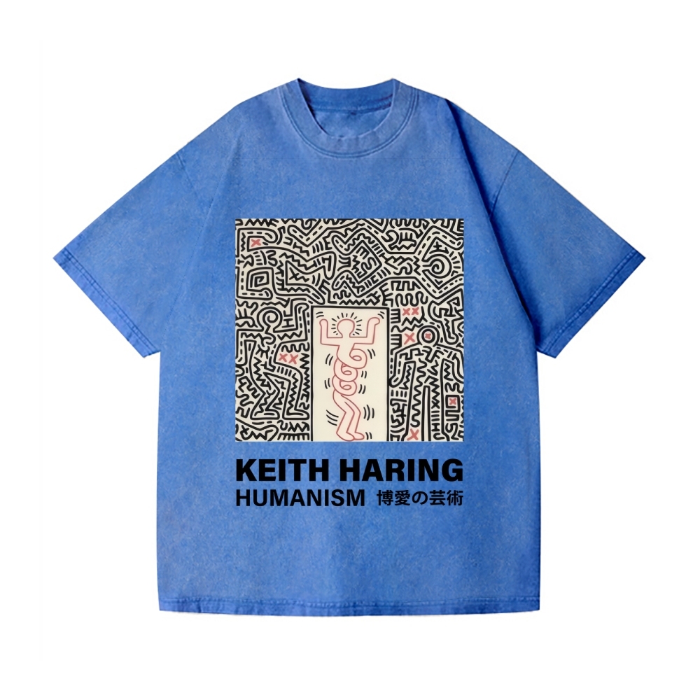 Keith Haring Vintage Wash Japanese Design T-Shirt