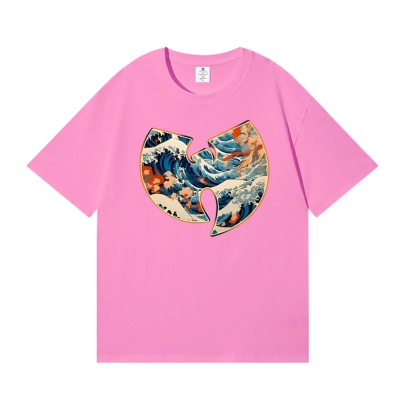 Wu Tang Clan The Great Wave off Kanagawa Japanese Style Classic Tee