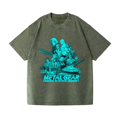 Metal Gear Vintage Wash Japanese Design T-Shirt