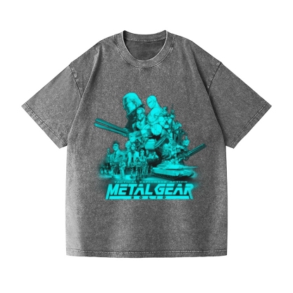 Metal Gear Vintage Wash Japanese Design T-Shirt